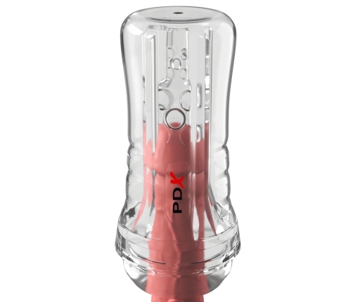 PDX Elite ViewTube EZ-Grip Transparent Stimulation System 21cm