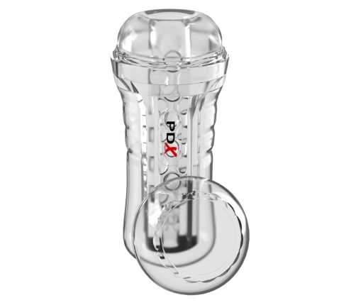 PDX Elite ViewTube EZ-Grip Transparent Stimulation System 21cm