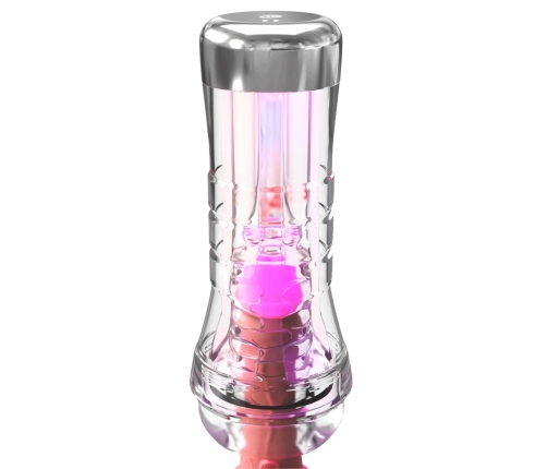 PDX Elite ViewTube XXL See-Thru LED Intimate Machine, Transparent 27.3cm