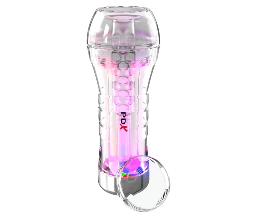 PDX Elite ViewTube XXL See-Thru LED Intimate Machine, Transparent 27.3cm