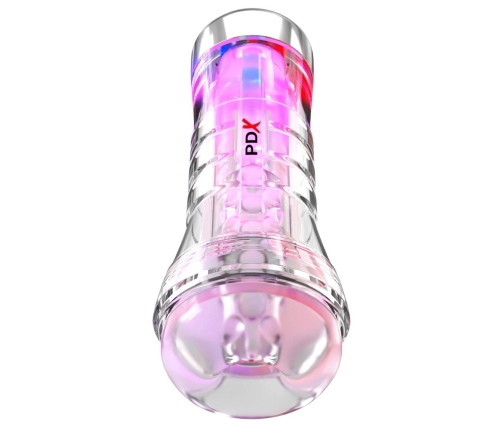 PDX Elite ViewTube XXL See-Thru LED Intimate Machine, Transparent 27.3cm