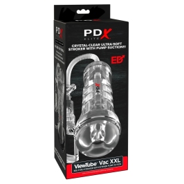 PDX Elite ViewTube Vac XXL Transparent Intimate Vacuum System 27.3cm