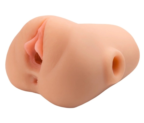 PDX Plus Double Pounder Vibrating Intimate System, Dual Tunnel, 20.5 cm