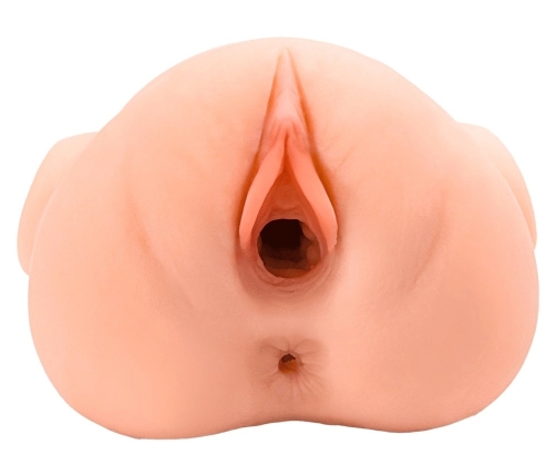 PDX Plus Double Pounder Vibrating Intimate System, Dual Tunnel, 20.5 cm