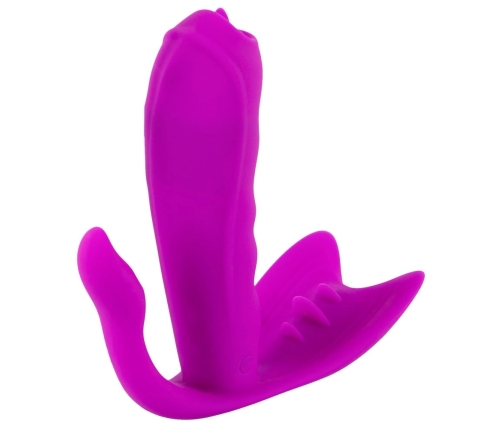 Javida Licking Panty Vibe Intimate Wearable System, Remote, Black