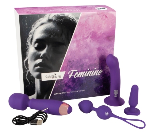 Magic Shiver Women Love Toy Starter Set Feminine Silicone 4-Piece Kit