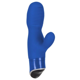 Pepper Parties Brother Louie Blue Dual Motor Silicone Vibrator 18cm Pepper Parties Brother Louie Blue Dual Motor Silicone Vibrator 18cm