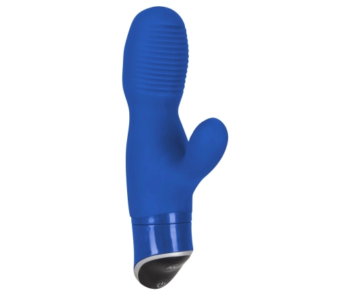 Pepper Parties Brother Louie Blue Dual Motor Silicone Vibrator 18cm