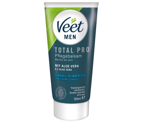 Veet Men TOTAL PRO Intimate Hair Removal Set Aloe Vera 2 pcs