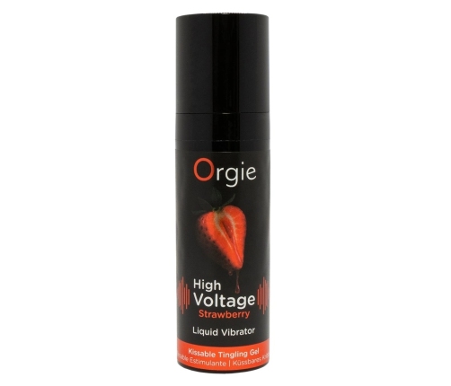 Orgie High Voltage Strawberry Gel 15ml - Intense Tingling Effect