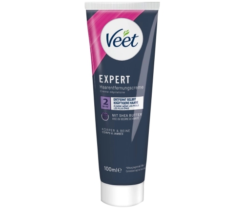 Veet EXPERT Body & Legs Hair Removal Cream 100ml Shea Butter