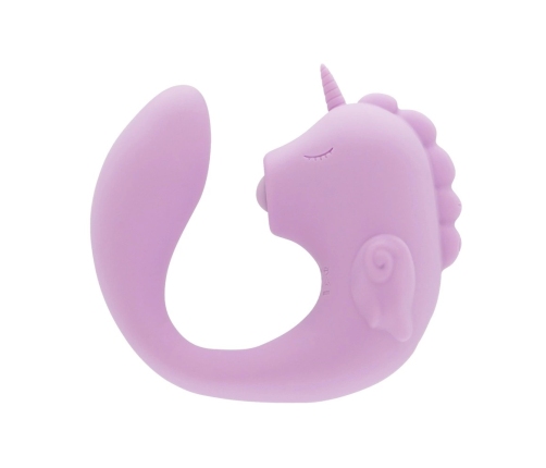 Unihorn C-Horse Marina Lilac Flexible Dual Vibrator Silicone 15cm