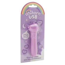 Unihorn USB Karma Lilac Mini Intimate Massager, Soft Silicone, 14.3 cm Unihorn USB Karma Lilac Mini Intimate Massager, Soft Silicone, 14.3 cm