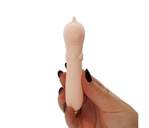 Unihorn USB Heart Throb Mini Intimate Massager, 10 Modes, Pink, 14.3cm