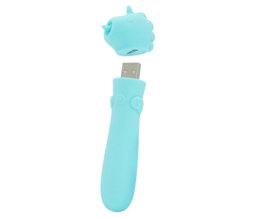 UNIHORN Mount'n Peak Mini Vibration Device USB Rechargeable Silicone 14.3cm