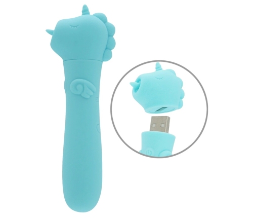 UNIHORN Mount'n Peak Mini Vibration Device USB Rechargeable Silicone 14.3cm