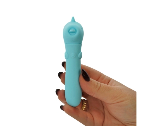 UNIHORN Mount'n Peak Mini Vibration Device USB Rechargeable Silicone 14.3cm