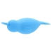 Unihorn Narwhal Dual-Ended Silicone Intimate Device, Blue, 14.3 cm