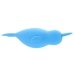 Unihorn Narwhal Dual-Ended Silicone Intimate Device, Blue, 14.3 cm