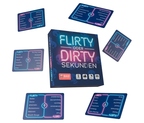 Flirty or Dirty Couples Game - Card-Based Interaction Set