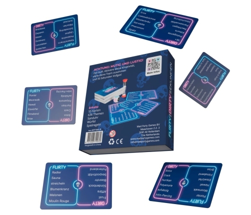 Flirty or Dirty Couples Game - Card-Based Interaction Set