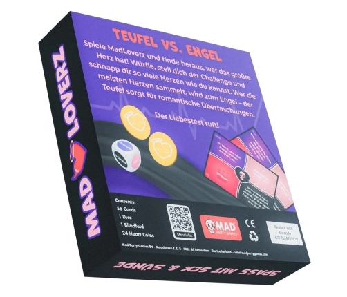 MadLoverz Couples Game English - Adventure Challenge Board Set