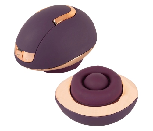 Belou Rotating Vulva Massager Premium 2 Motors USB Black 10 Modes