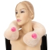 You2Toys Plush Neck Pillow Model with Anatomical Curved Design, Beige