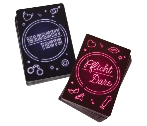 Tease & Reveal Truth or Dare 2 Card Game Bilingual 150 Cards