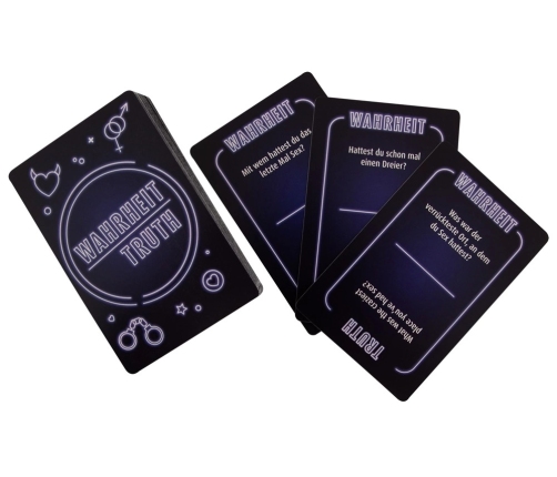 Tease & Reveal Truth or Dare 2 Card Game Bilingual 150 Cards