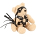 Bad Kitty Teddy Keychain 11cm - Plush Mascot with Mini Harness & Mask