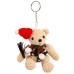 Bad Kitty Teddy Winter Edition Plush Keychain 11cm with Harness & Accessories