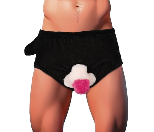 You2Toys Novelty Briefs with Inflatable Plush Feature, One Size, Black