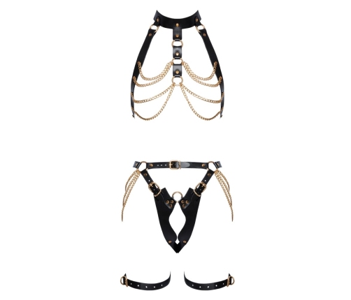 Leather Harness Set L/XL