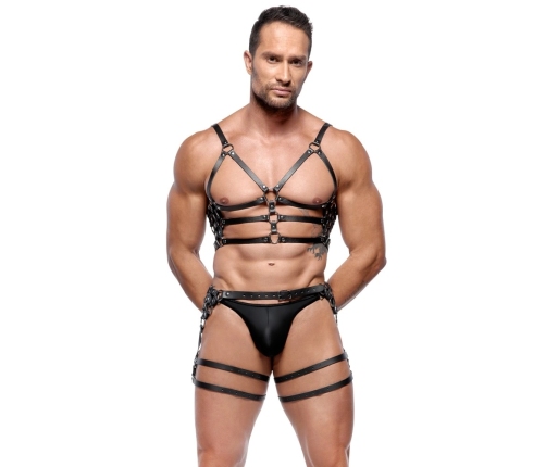 Leather Harness Set M/L