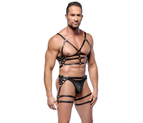 Leather Harness Set M/L