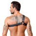 ZADO Men's Leather Harness S-L Adjustable Black Chest Accessory