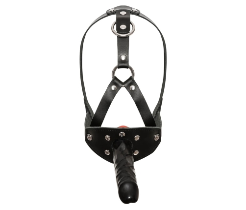 LeatherHead harness with Dildo