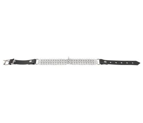 Leder Halsfessel Kette