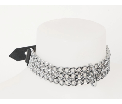 Leder Halsfessel Kette