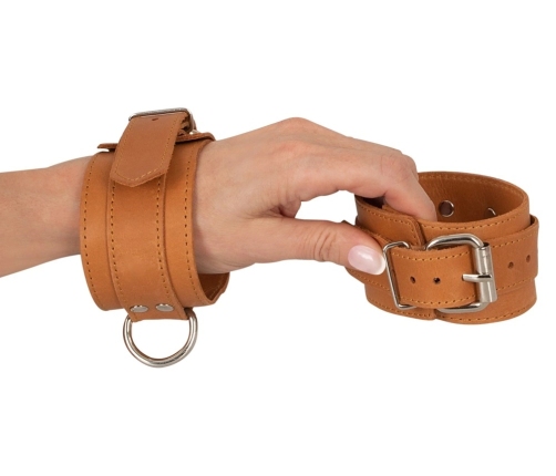 Leather Cuffs natural