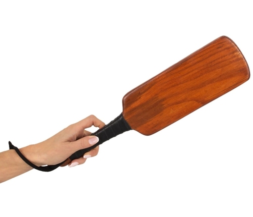 Leather spanking paddle