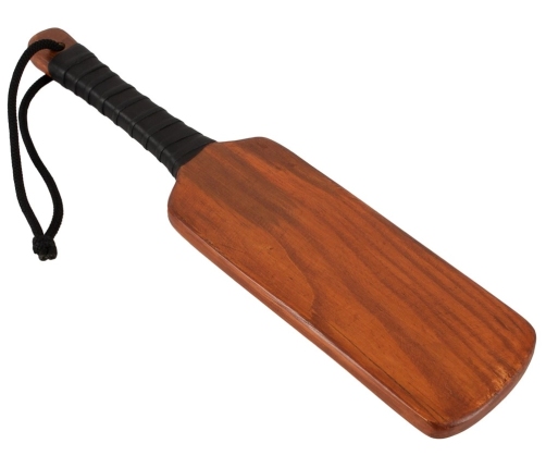 Leather spanking paddle