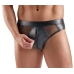 Svenjoyment Briefs XL Black Wetlook Mesh Zip Comfortable Fit
