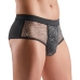 Svenjoyment Men's Sparkle Black Briefs 2XL with Gem Accents