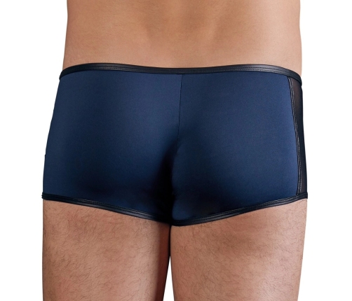 NEK Men's Microfibre Pants L Black-Silver Contrast, Stretch Fit