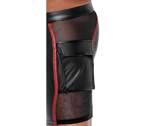 Men's Shorts Black/Red 2XL