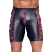 NEK Men's Matte Black Pants 2XL with Red Stripes & Chains Detail
