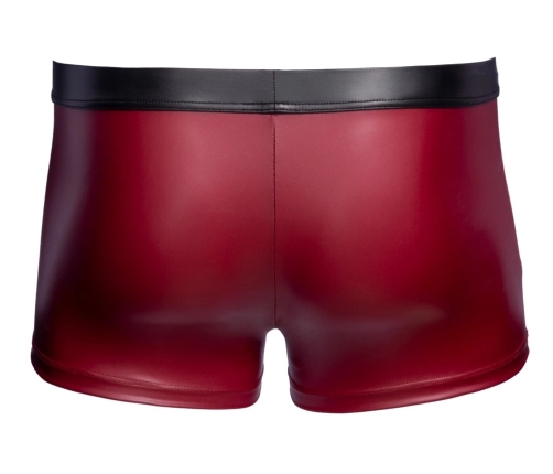 NEK Men's Matte Look Pants XL with Mesh and Stud Details, Red-Black