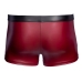 NEK Men's Matte Look Pants XL with Mesh and Stud Details, Red-Black